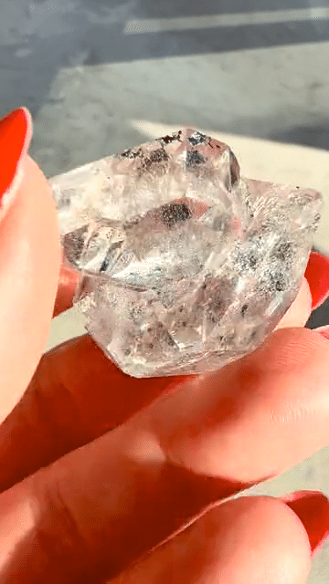 Double Cluster Herkimer Diamond