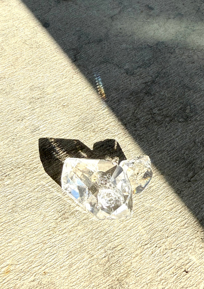 Double Cluster Herkimer Diamond