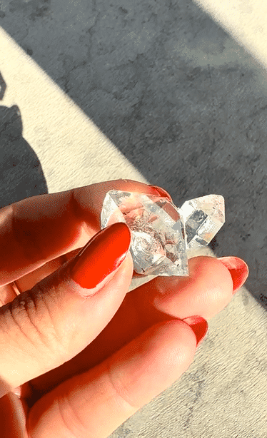 Double Cluster Herkimer Diamond