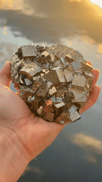 Cubic Pyrite Cluster 2.8lbs