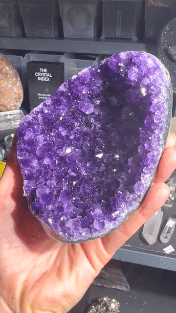 real amethyst geode