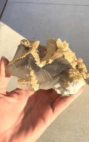 Fluorite with Calcite — Afghanistan