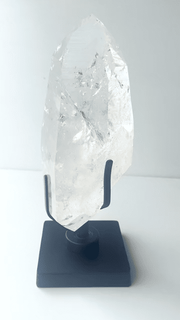 Clear Quartz Point on Stand 6.5lbs