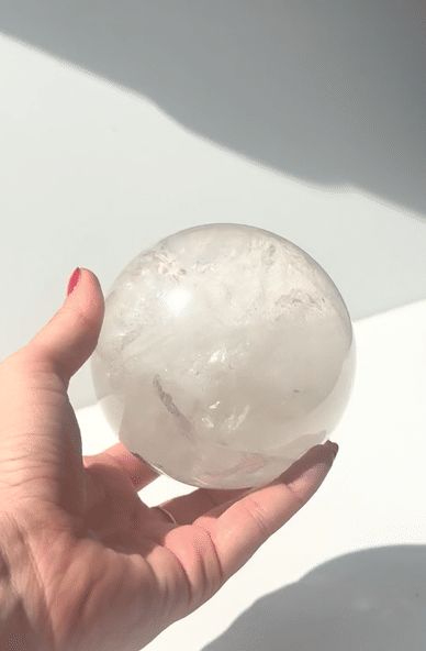 Clear Quartz Sphere 2lbs