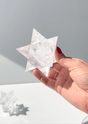 Clear Quartz Merkaba Star