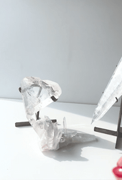 Clear Quartz Heart on Stand 3lbs