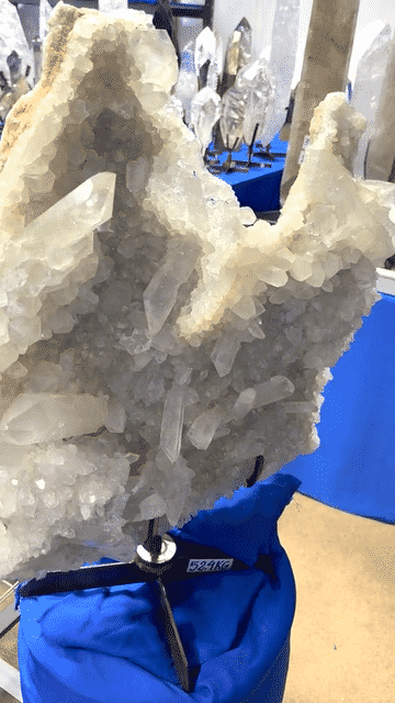 Statement Quartz Cluster on Custom Base – 115.5 lb (One of One)