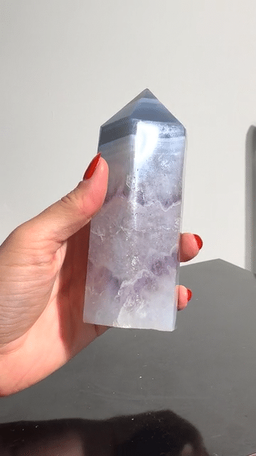 Amethyst Druzy Tower 5in