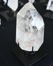 Large Lemurian Quartz on Stand