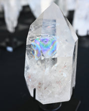 Large Lemurian Quartz on Stand