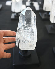 Lemurian Quartz on Stand