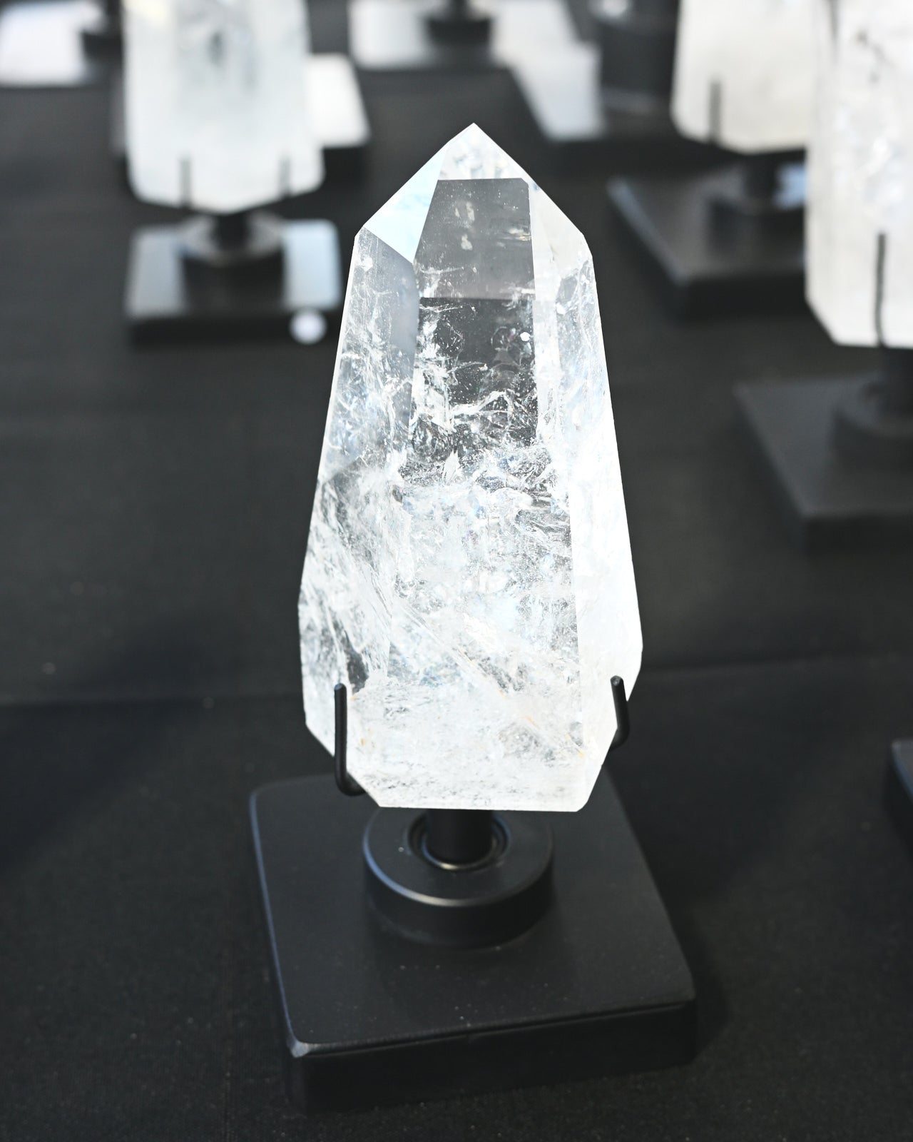 Lemurian Quartz on Stand