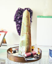 XXL Green Onyx Tower Obelisk 20lbs
