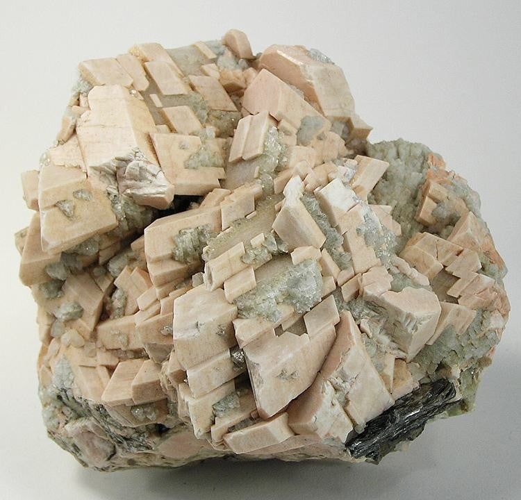 Microcline crystal — Green, blue-green specimen, Triclinic crystal system