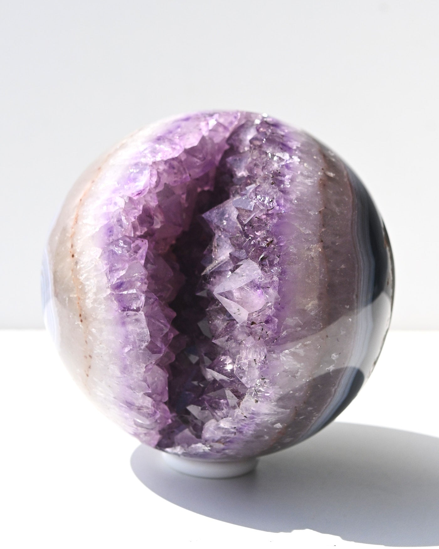 Statement Amethyst Geode Sphere 9lbs