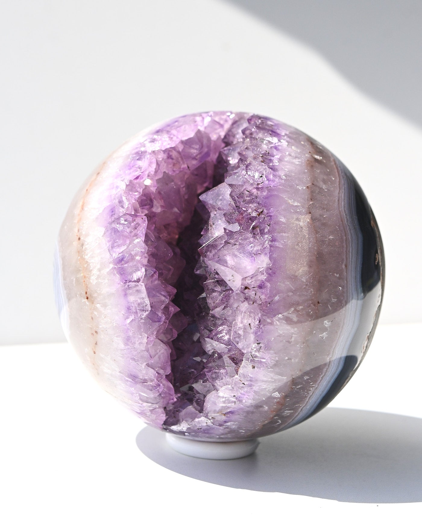 Statement Amethyst Geode Sphere 9lbs