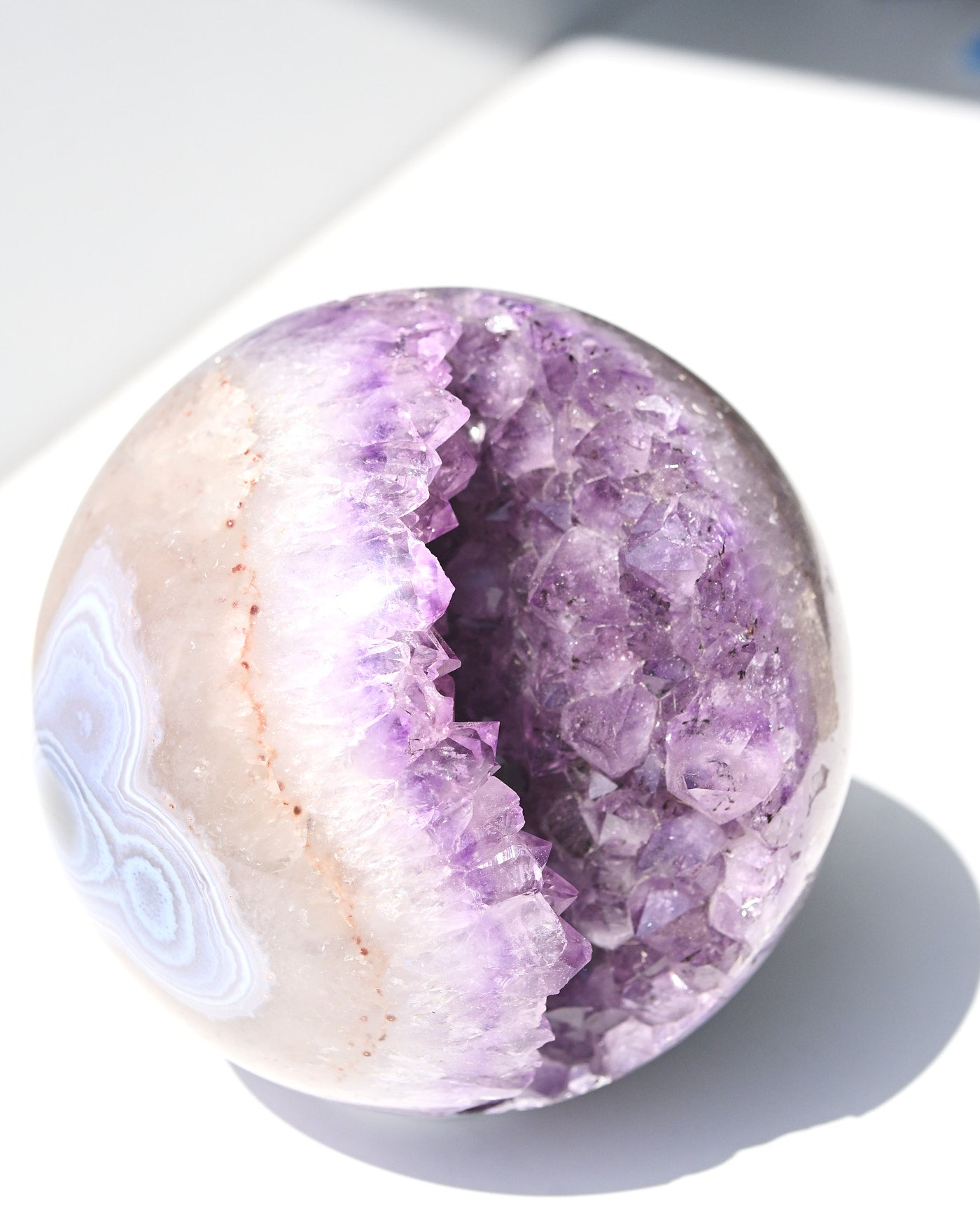 Statement Amethyst Geode Sphere 9lbs