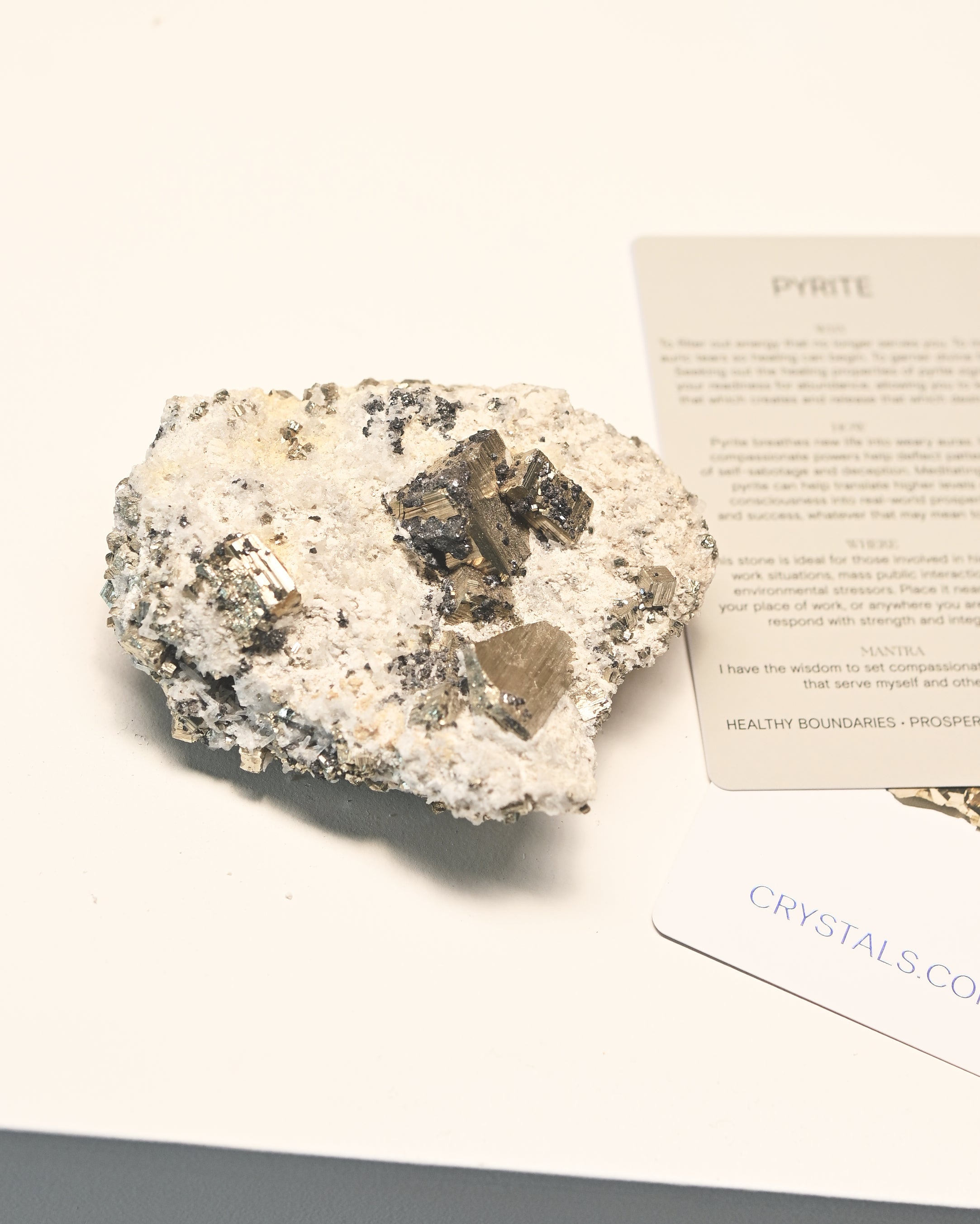 Cubic Pyrite and Quartz Crystal Cluster 4in