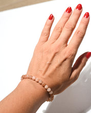 Peach Moonstone Bracelet - NURTURE
