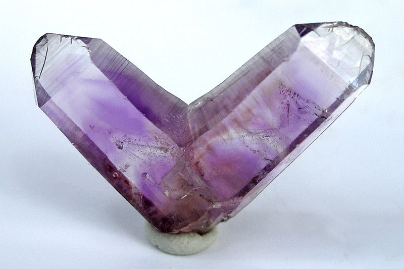 Clear Quartz crystal — Clear, transparent specimen, Trigonal crystal system