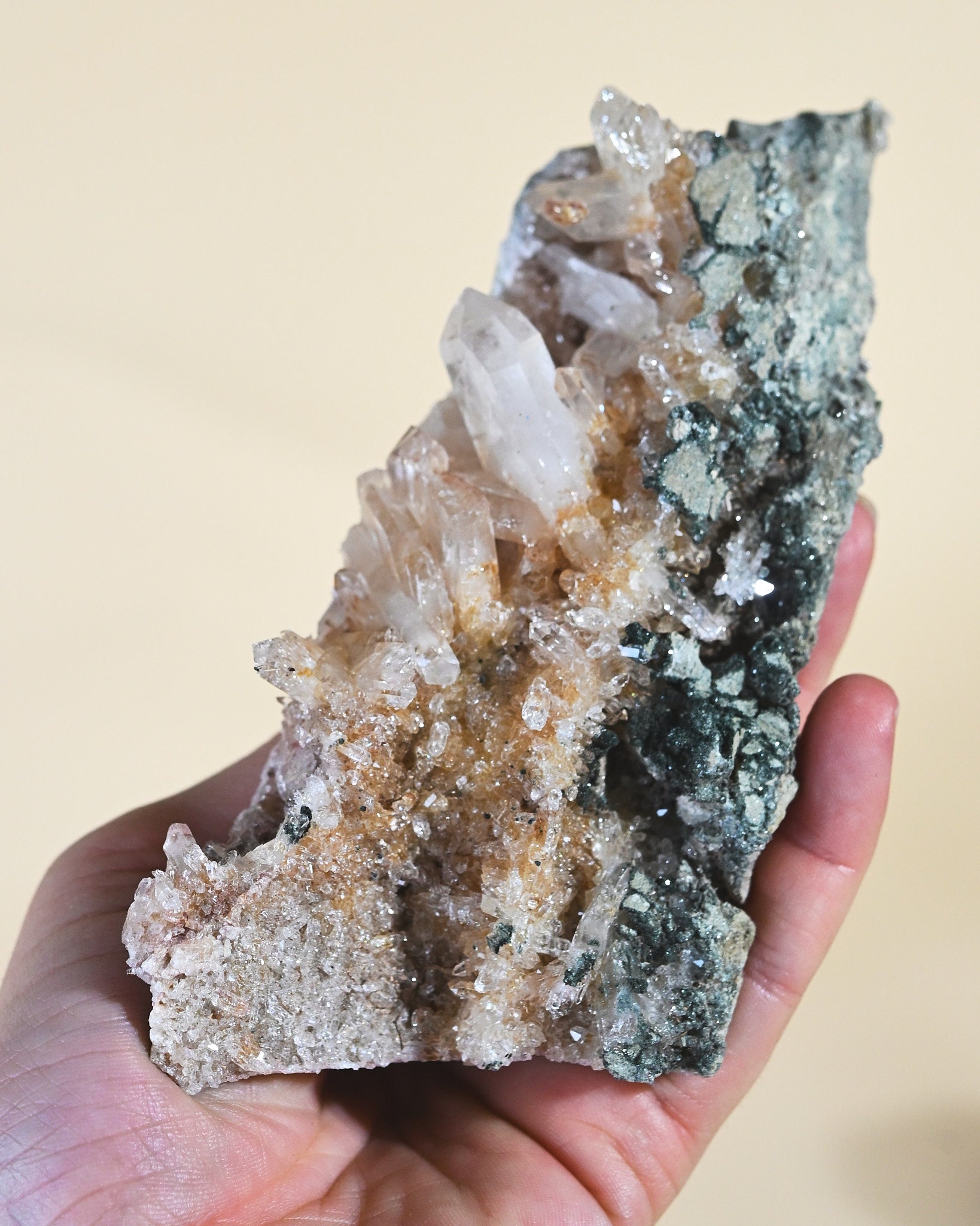 Clear Quartz Crystal Cluster – Brazil