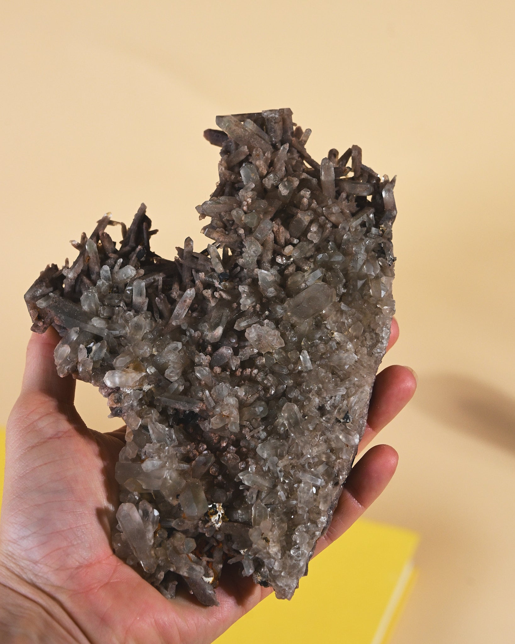 Smoky Quartz Cluster