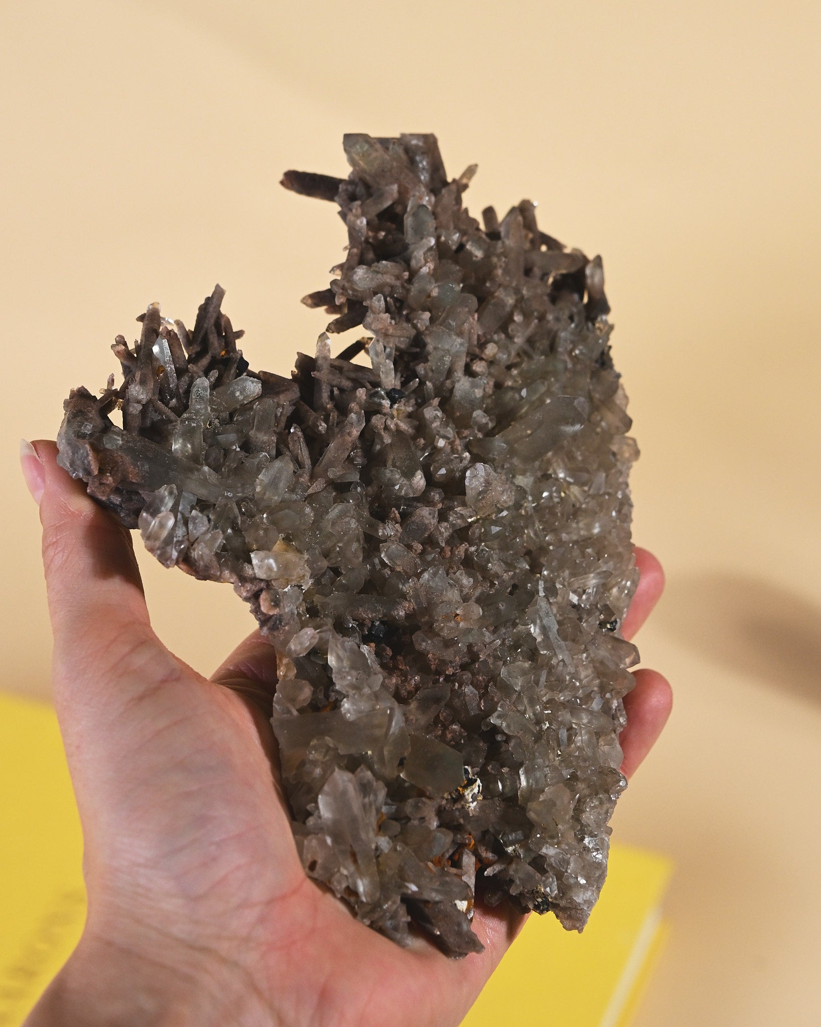 Smoky Quartz Cluster