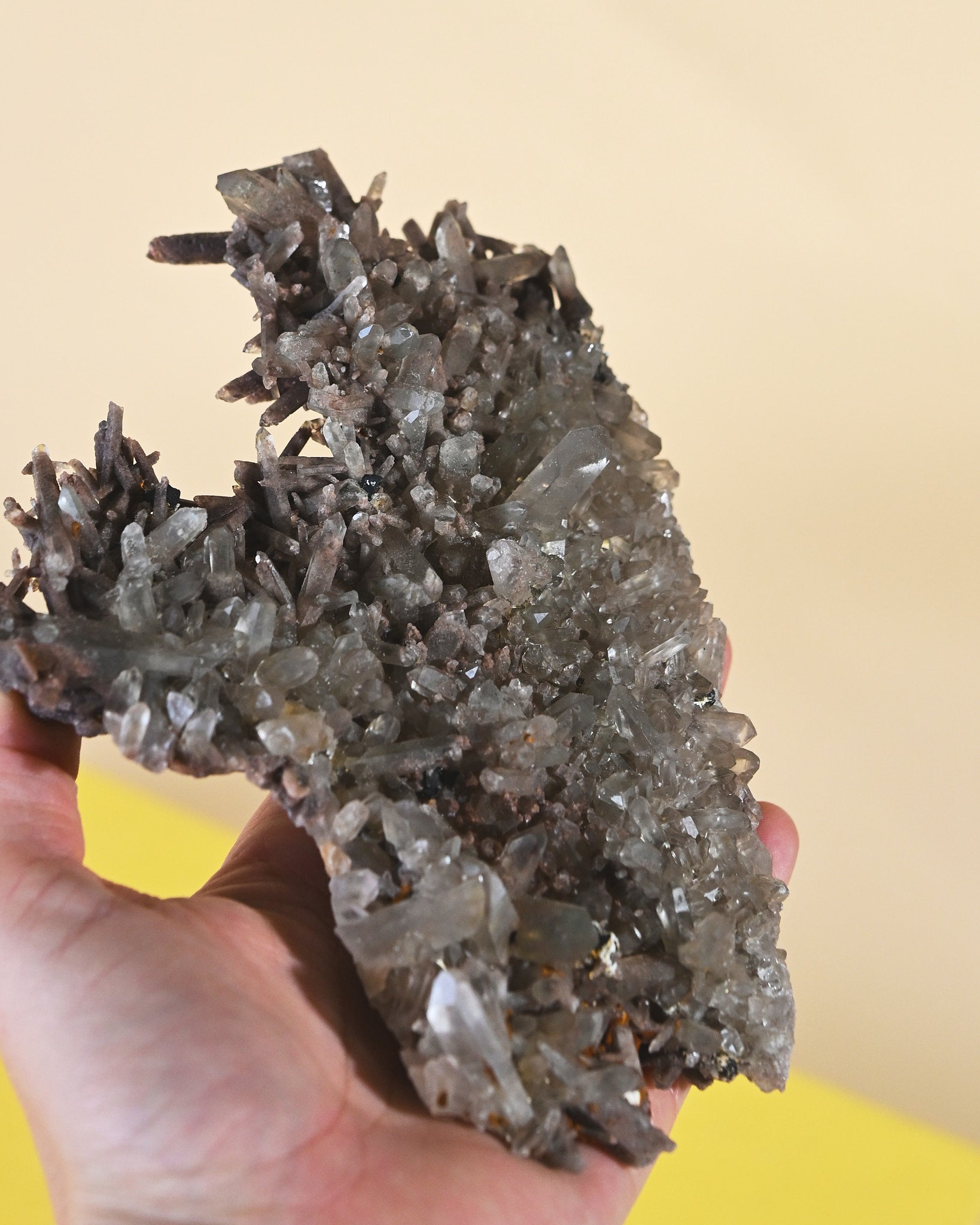 Smoky Quartz Cluster