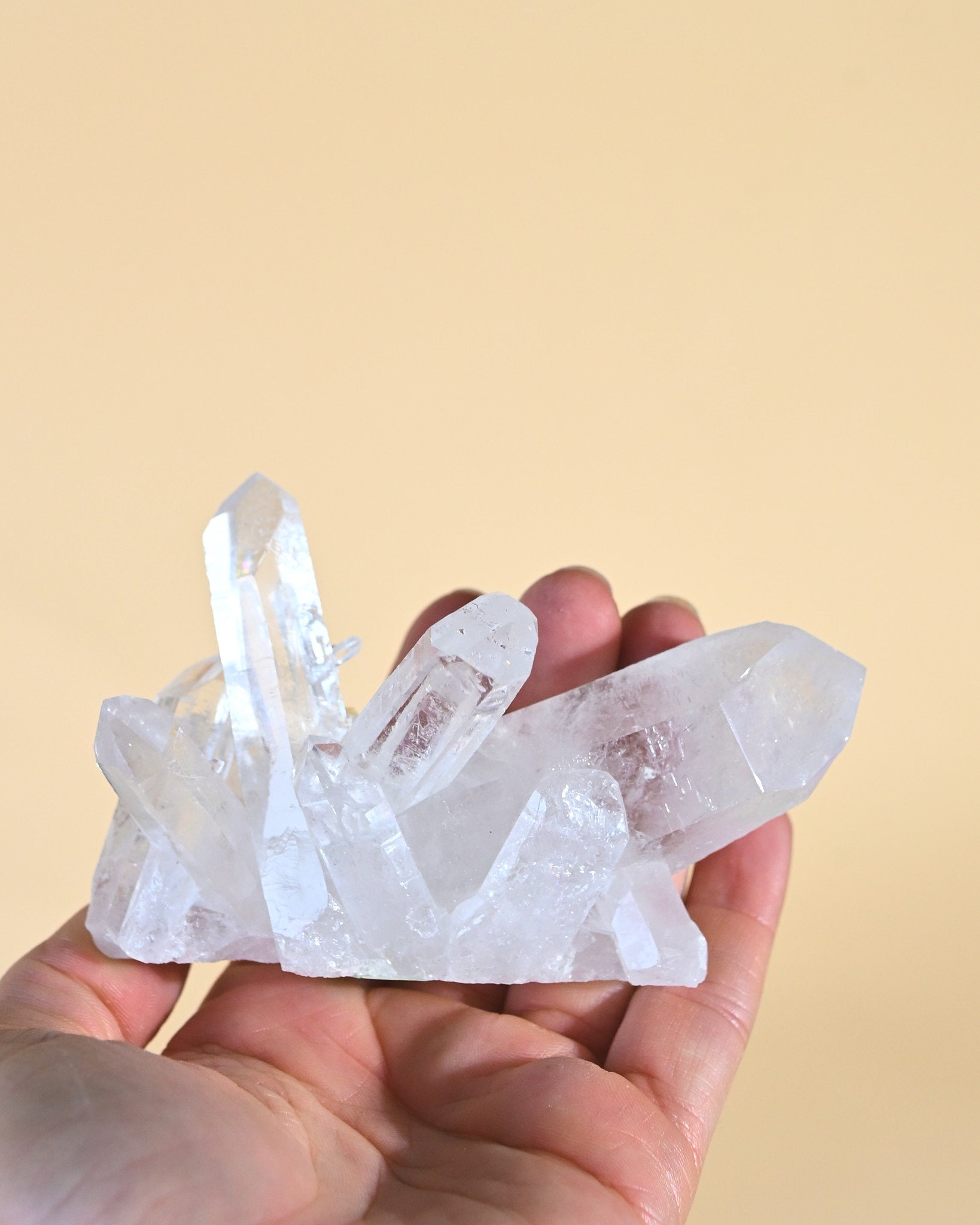 Clear Quartz Crystal Cluster 3in