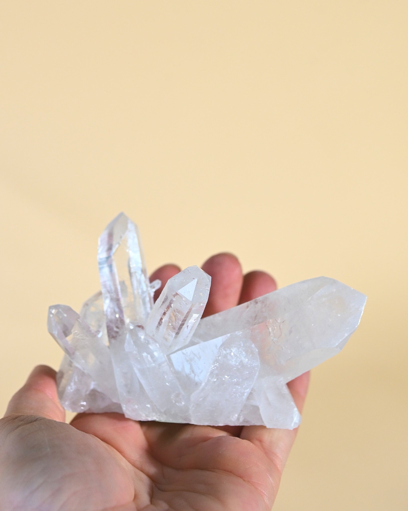 Clear Quartz Crystal Cluster 3in