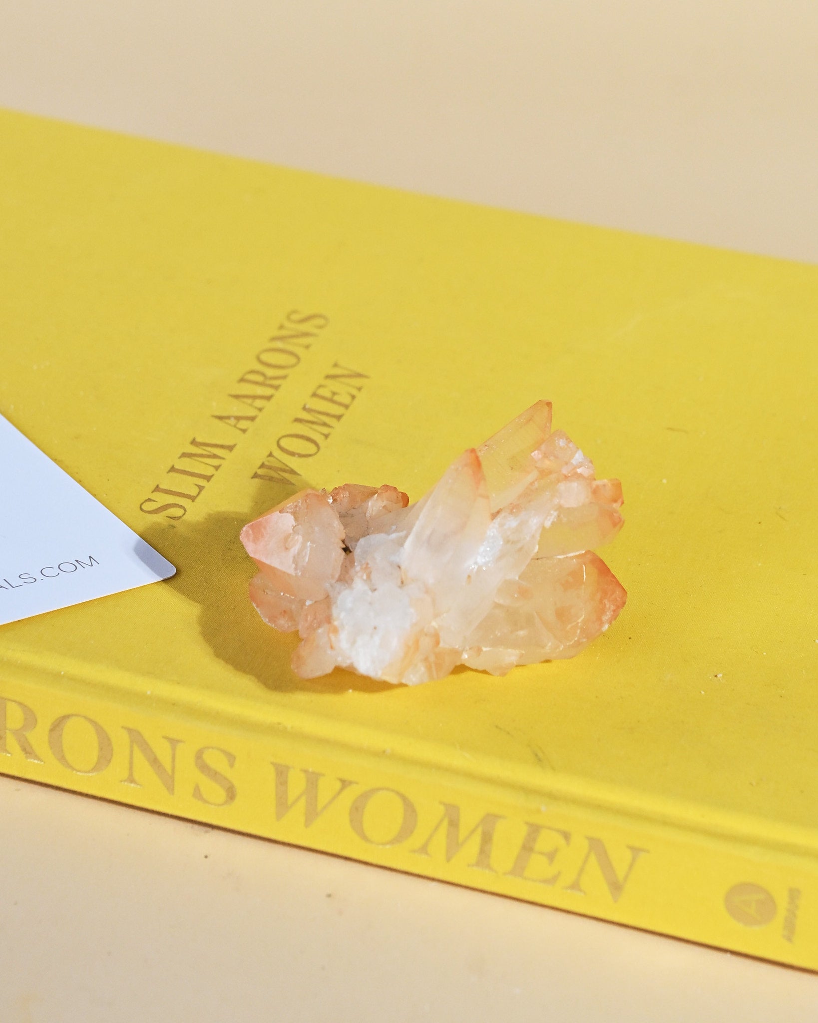 Tangerine Quartz Crystal Cluster