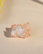 Tangerine Quartz Crystal Cluster