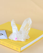 Clear Quartz Crystal Cluster 5in