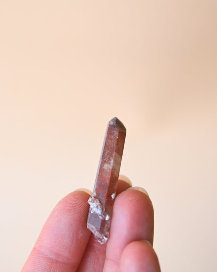 Orange River Quartz Point Trio – South Africa — Clear Quartz crystal specimen