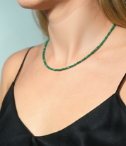Green Jade Beaded Necklace