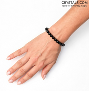 Black Tourmaline Crystal Bracelet