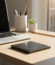 Shungite Metatron Engraved Tile