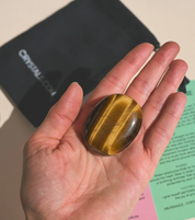 Tiger's Eye Palm Stone