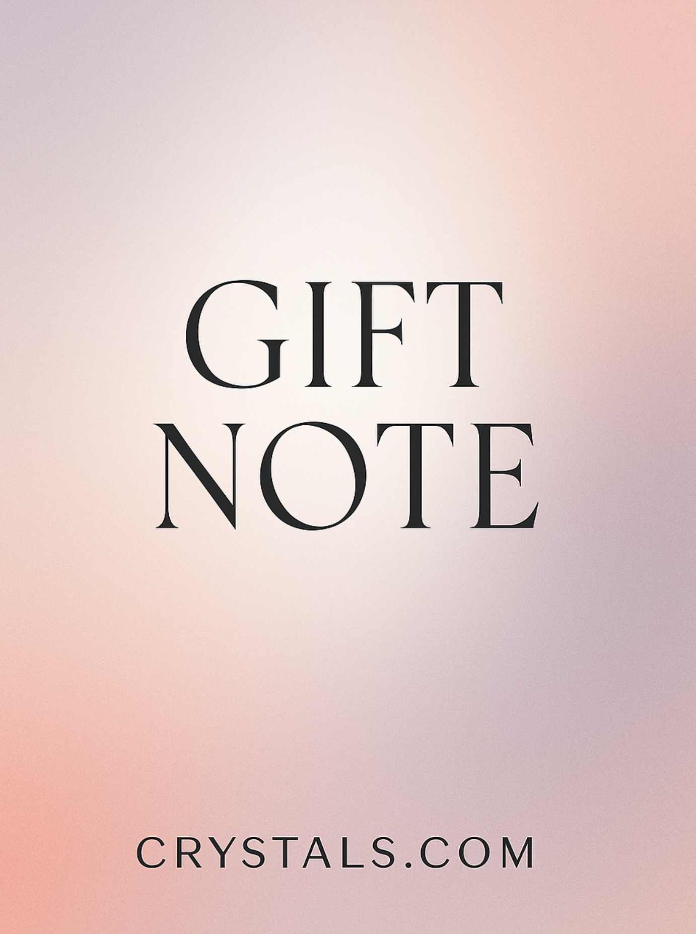Gift note