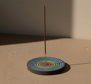 Chakra Ring Soapstone Incense Burner