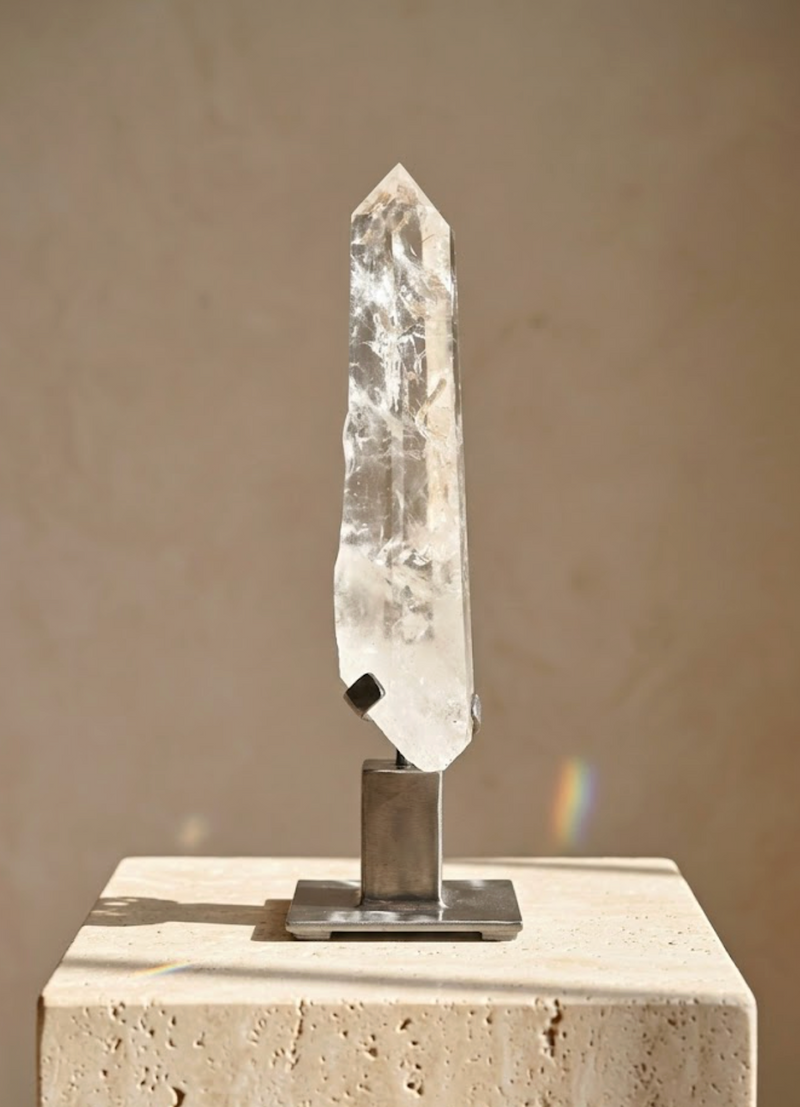 XXL Lemurian Seed Crystal on Stand 11lbs