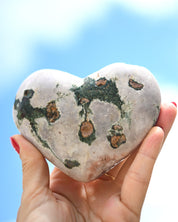 Pink amethyst Heart