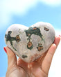 Pink amethyst Heart