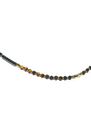 Triple Protection Necklace - Hematite, Tiger Eye + Obsidian