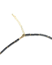 Triple Protection Necklace - Hematite, Tiger Eye + Obsidian