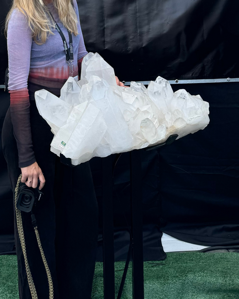 150lb Museum Statement Quartz Cluster