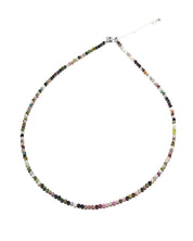Watermelon Tourmaline Beaded Choker