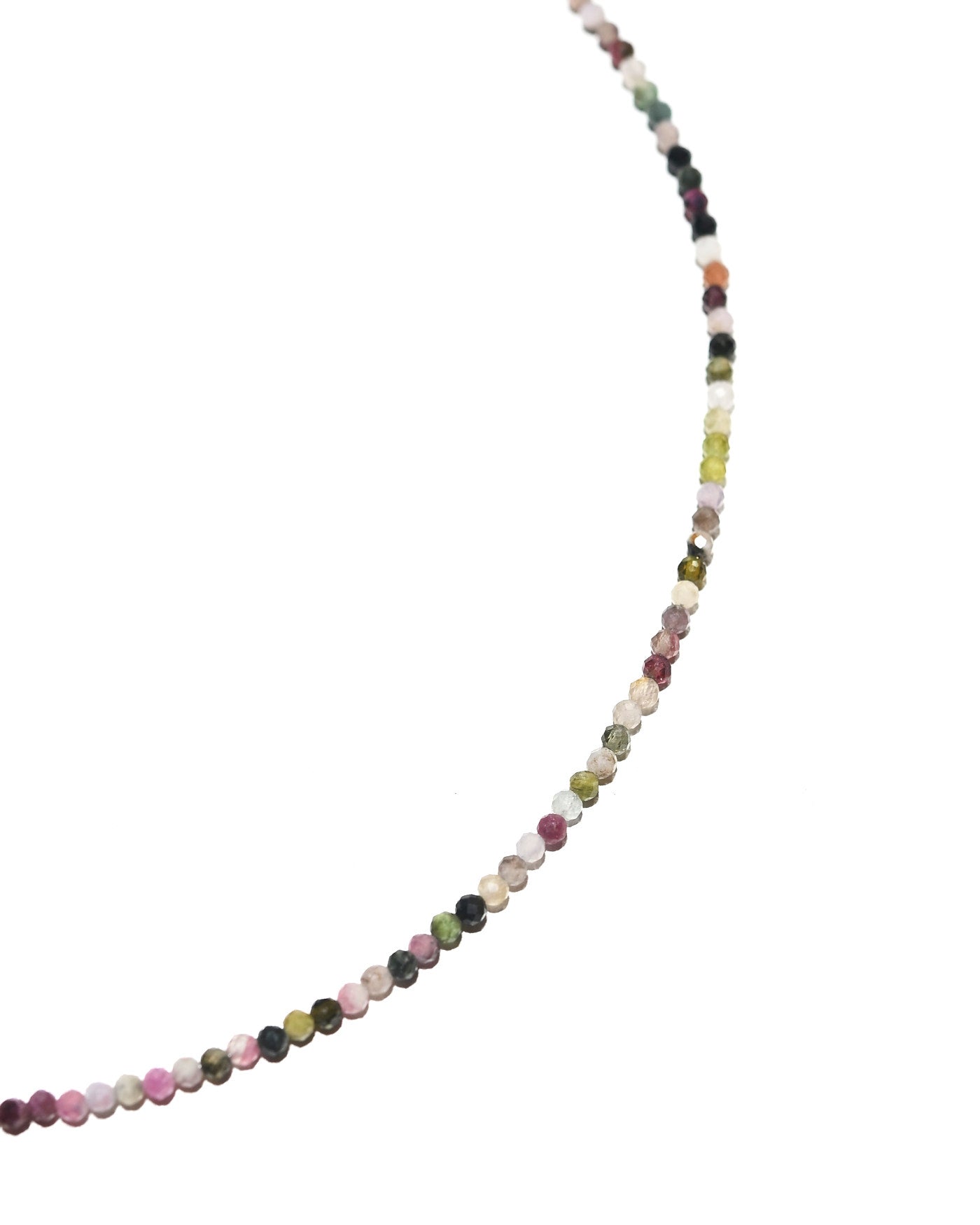 Watermelon Tourmaline Beaded Choker