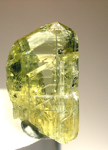 Zoisite crystal — Green, pink, blue specimen, Orthorhombic crystal system