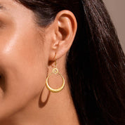 Stellar Sisterhood Moonstone Hoops
